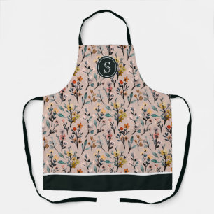 Delantal Vibes de Moda Boho: acuarela Rosa turbia