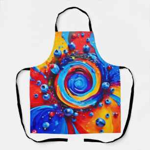 Delantal Vibrant Berry Vortex