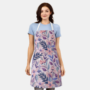 Delantal Vibrante Apron Floral Medio - Perfecto para cocina