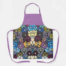 Delantal Vibrante Flor Bouquet Apron