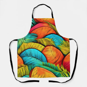 Delantal Vibrante paisaje de izquierda