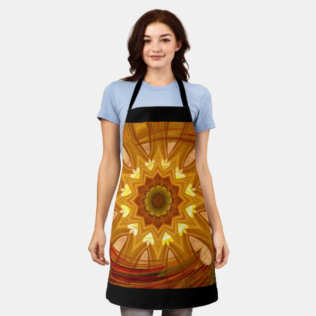 Delantal Victorian Peony Swirl (Gastado)