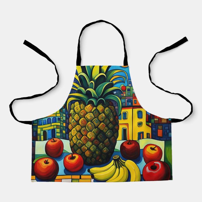 Delantal Vida residual con fruta 1 (Anverso)