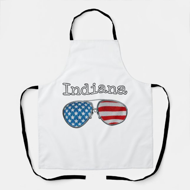 DELANTAL VIDRIO PILOTO DE EE.UU. GLASSES INDIANA (Anverso)