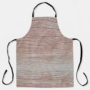 Delantal Vieja textura de madera con hermosos motivos natur