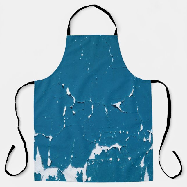 Delantal Vieja textura de pared pintada como abono de fondo (Anverso)