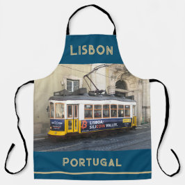 Delantal Viejo tranvía en Lisboa Portugal