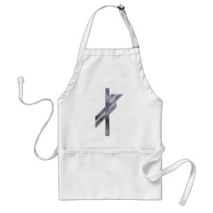 Delantal Viking Rune-luck-silver