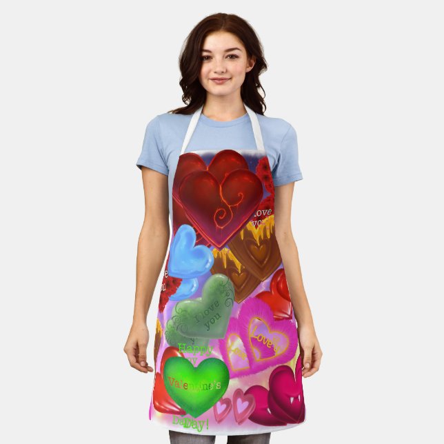 Delantal Vilentines day present (Gastado)