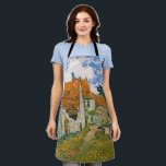 Delantal Vincent van Gogh - Calle de Auvers-sur-Oise<br><div class="desc">Calle de Auvers-sur-Oise - Vincent van Gogh,  Oil on Canvas,  1890 en Auvers-sur-Oise</div>