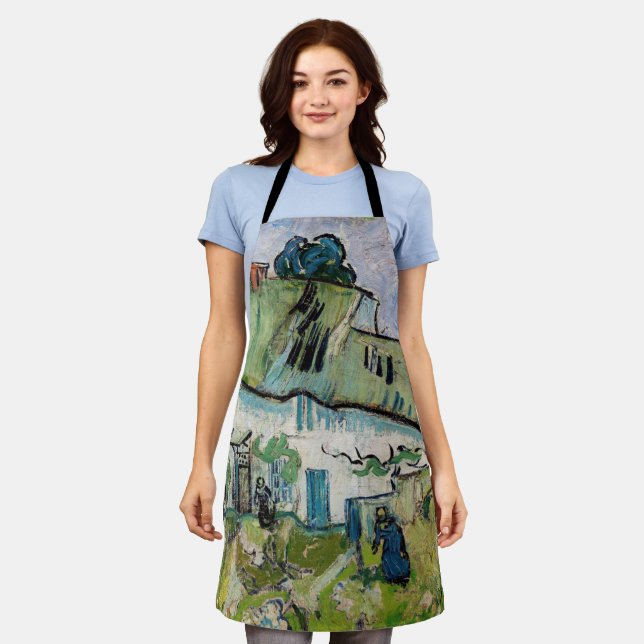 Delantal Vincent van Gogh - Casa de campo con dos figuras (Gastado)