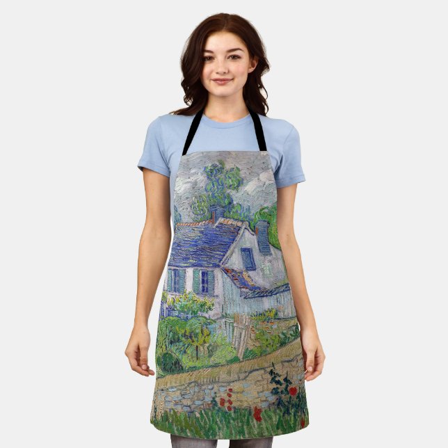Delantal Vincent van Gogh - Casas en Auvers (Gastado)