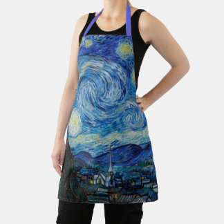 Delantal Vincent Van Gogh, El Bella Artes De La Noche Starr