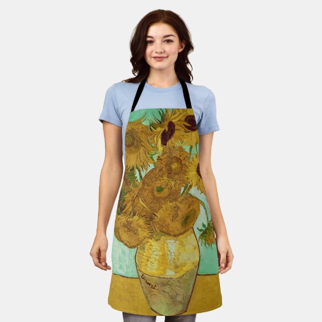 Delantal Vincent van Gogh | Girasoles, 1888 (Gastado)