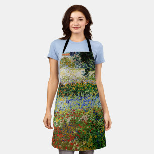 Delantal Vincent van Gogh - Jardín Florido