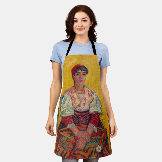 Delantal Vincent Van Gogh - La mujer italiana (Gastado)