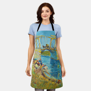 Delantal Vincent van Gogh - Puente de Langlois en Arles #1