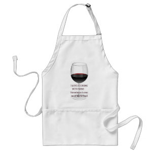 DELANTAL  VINO - AMOR DE I QUE COCINA CON EL VINO