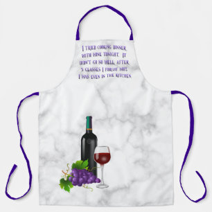 Delantal Vino gracioso - Apron LG