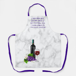 Delantal Vino gracioso - Apron M