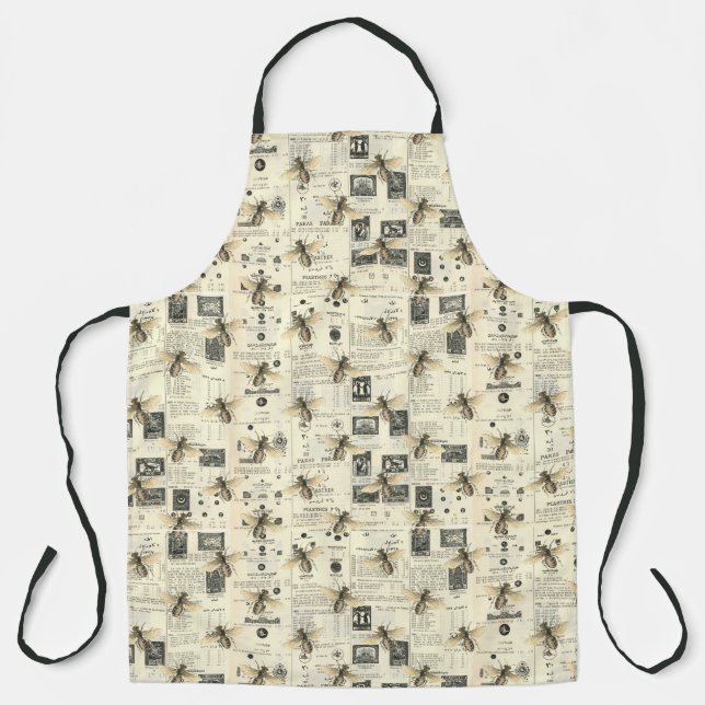 Delantal Vintage Bee (Anverso)