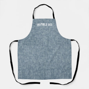 Delantal Vintage Blue Denim Blue Jeans Look Apron