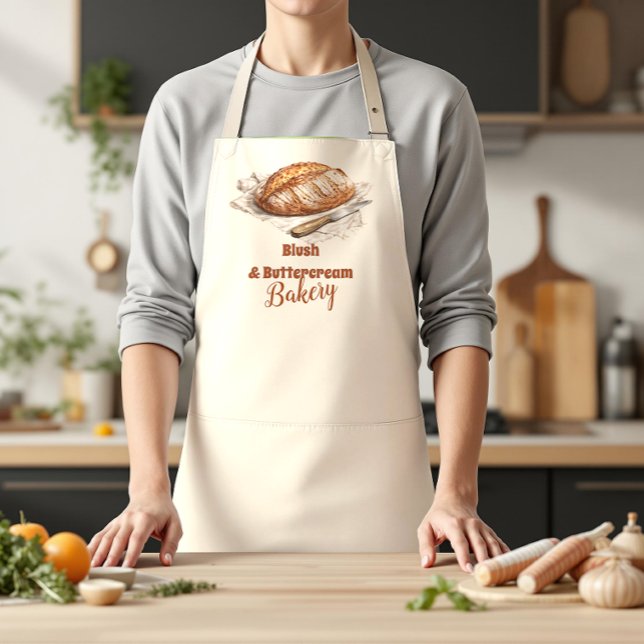 Delantal Vintage Buttercream Bakery Business (Subido por el creador)