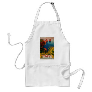 Delantal Vintage Capri L'Isola del Sole Italia