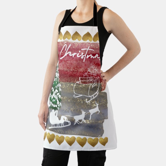 Delantal Vintage Christmas  (in situ)