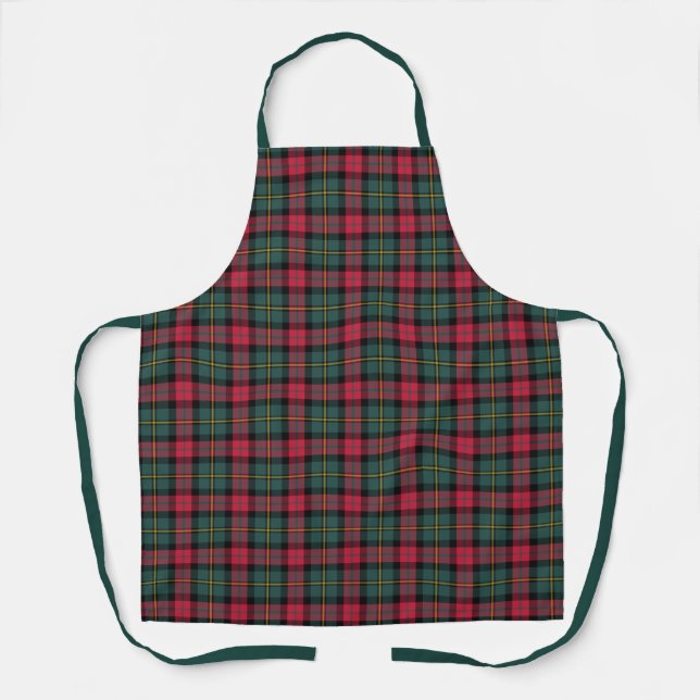 Delantal Vintage Christmas Plaid (Anverso)