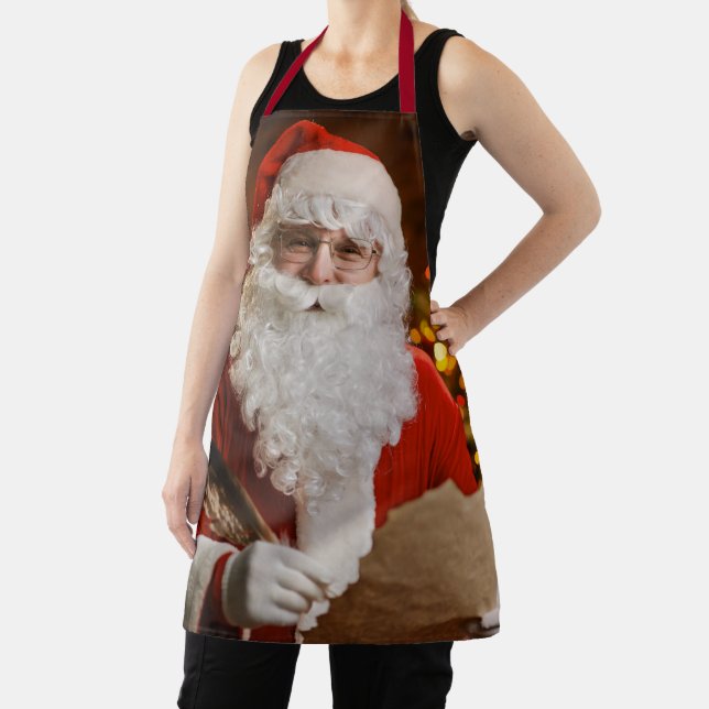 Delantal Vintage Christmas Santa Claus Jolly St. Nick (in situ)