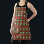 Delantal Vintage Christmas/winter con estampado<br><div class="desc">festivo</div>