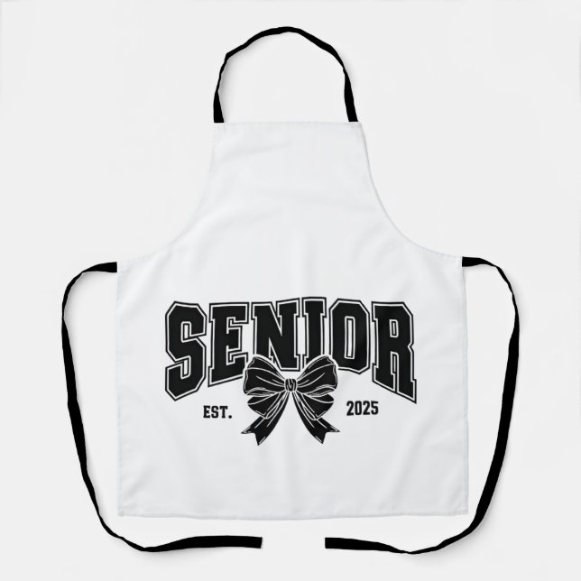 Delantal Vintage de estudiante de posgrado Est 2025 (Anverso)