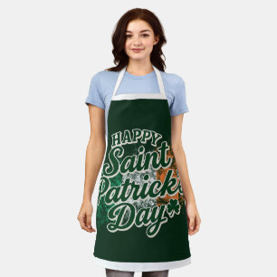 Delantal Vintage Feliz día de San Patricio