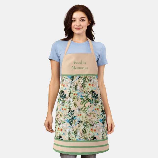 Delantal Vintage Floral Apron (Gastado)