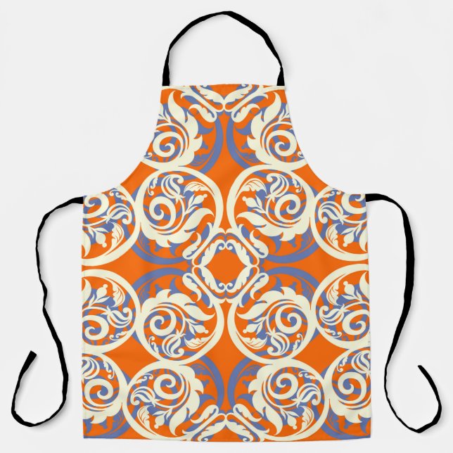 Delantal Vintage fondo hermoso, patrón ininterrumpido, lu (Anverso)