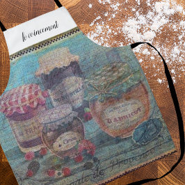 Delantal Vintage French Country Preserve Jams Jars Personal