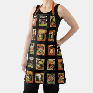 Delantal Vintage Halloween Apron