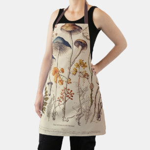 Delantal Vintage Mushroom Naturalist