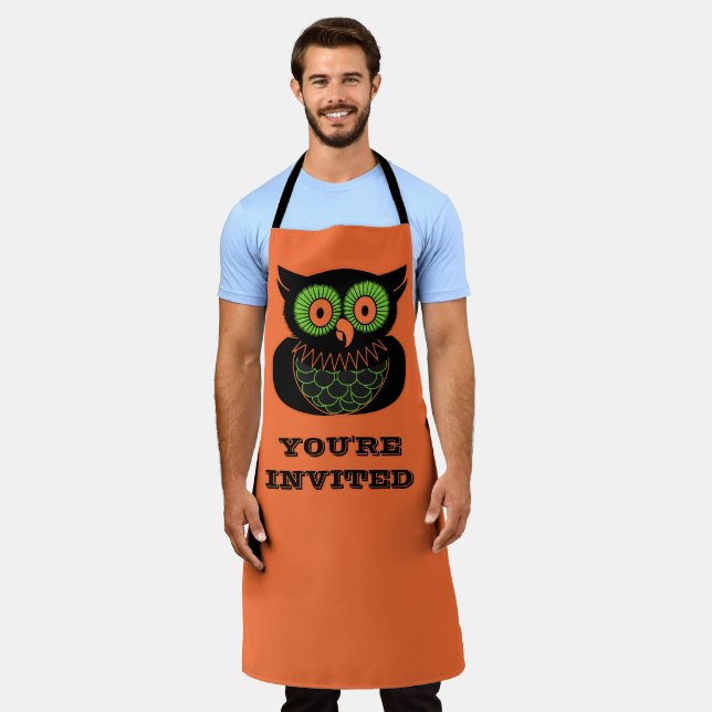 Delantal Vintage Owl (Gastado)