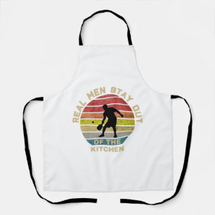 Delantal Vintage Retro Pickleball Funny