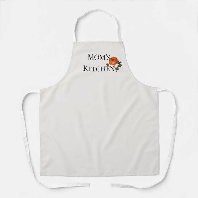Delantal Vintage Rose Mom Floral Apron (Anverso)