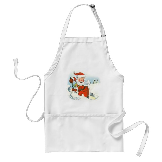 Delantal Vintage Santa Navidades (Frente)