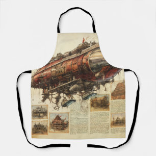 Delantal Vintage Steampunk Zeppelin (11)