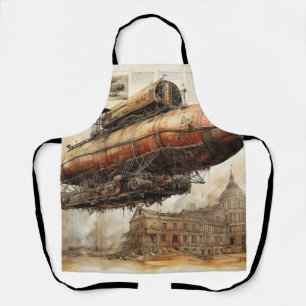 Delantal Vintage Steampunk Zeppelin (3)