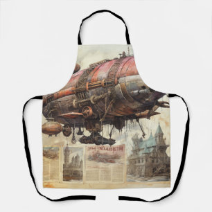 Delantal Vintage Steampunk Zeppelin (9)