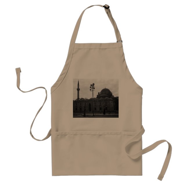 Delantal Vintage Turkey Istanbul Beyazit camii mezquita (Frente)