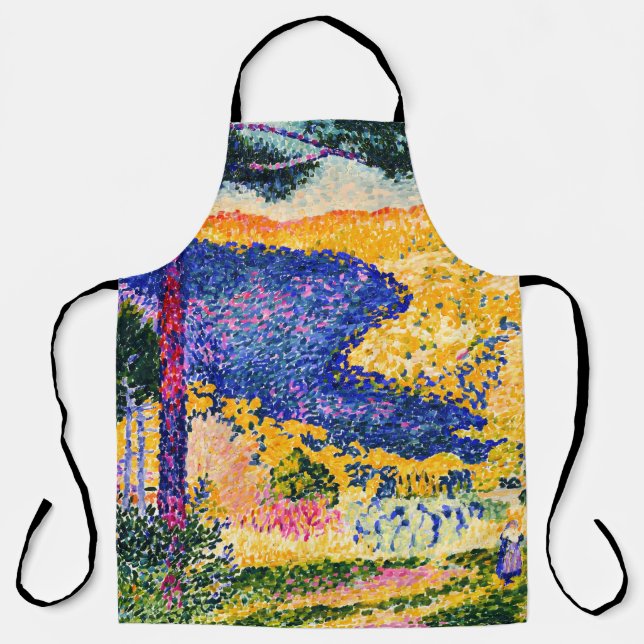 Delantal Vintage Valley con pintura de Fir (Anverso)