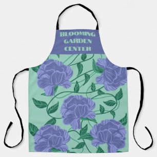 Delantal Violet Big Blooms Floral Garden Center