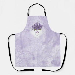 Delantal Violetas En Teapot Apron